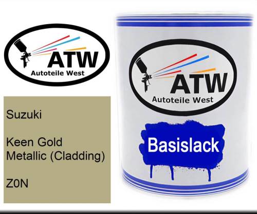 Suzuki, Keen Gold Metallic (Cladding), Z0N: 1L Lackdose, von ATW Autoteile West.